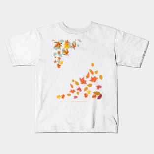 Falling leaves Kids T-Shirt